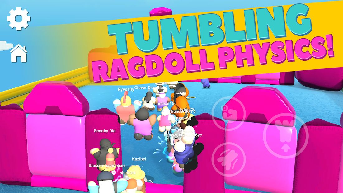 Изображение к игре Fall Beans Online / Offline Multiplayer Party Race