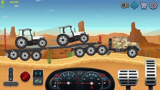 Изображение к игре Дальнобойщики 2D грузовик симулятор