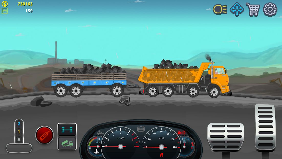 Изображение к игре Дальнобойщики 2D грузовик симулятор