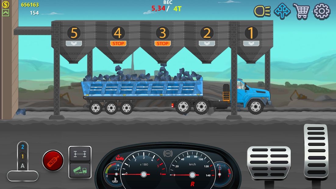 Изображение к игре Дальнобойщики 2D грузовик симулятор