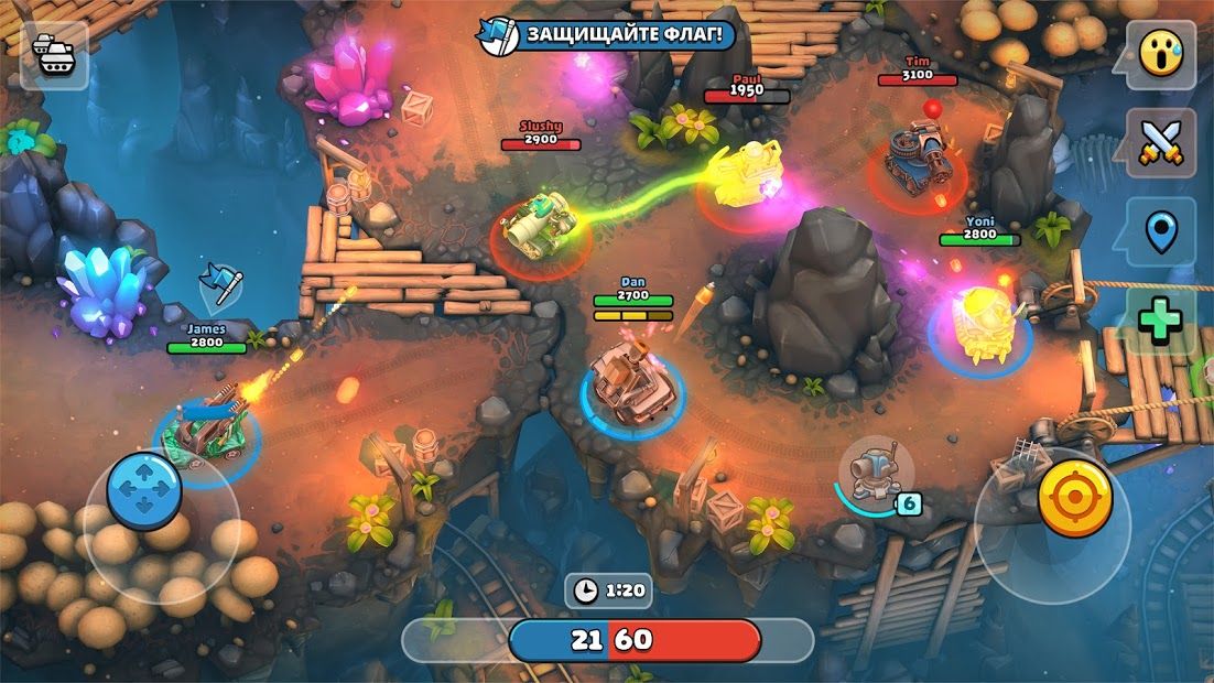 Изображение к игре Пико-танки: многопользовательский хаос