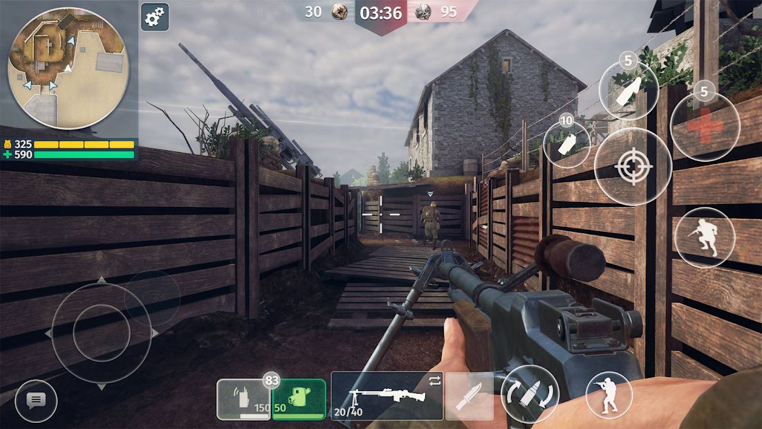 Изображение к игре World War 2 - Battle Combat (Стрелялки Онлайн FPS)