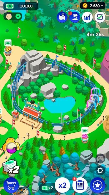 Изображение к игре Idle Theme Park Tycoon - Recreation Game