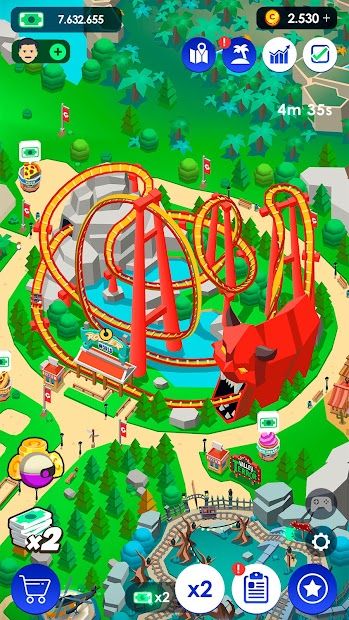 Изображение к игре Idle Theme Park Tycoon - Recreation Game