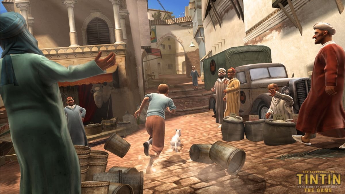 Изображение к игре The Adventures of Tintin