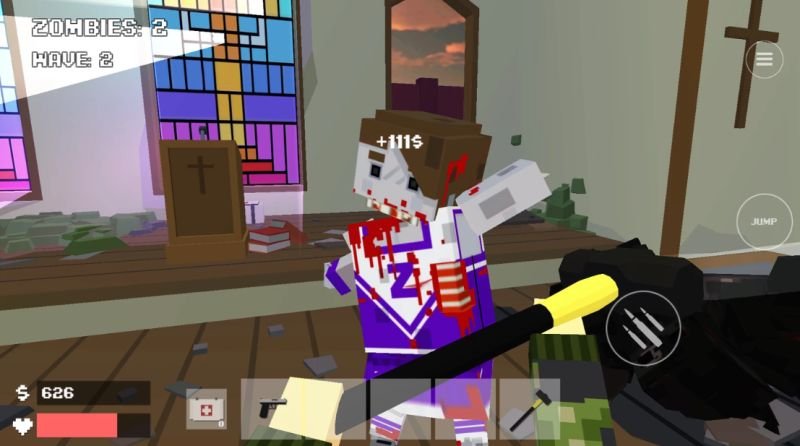 Изображение к игре Pixel Combat Zombies Strike МОД