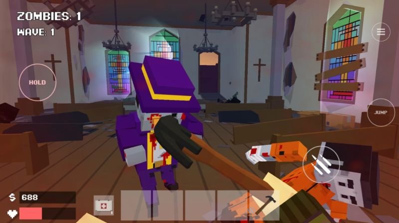 Изображение к игре Pixel Combat Zombies Strike МОД