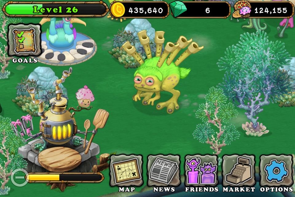 Изображение к игре My Singing Monsters МОД на деньги и кристаллы