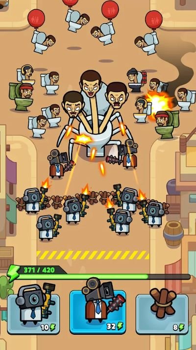 Изображение к игре Toilet Fight: Police vs Zombie