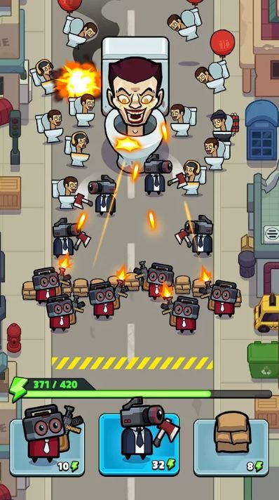 Изображение к игре Toilet Fight: Police vs Zombie