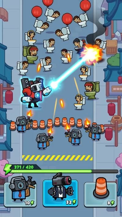 Изображение к игре Toilet Fight: Police vs Zombie