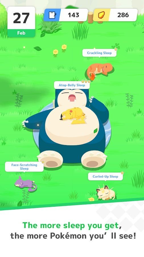 Изображение к игре Pokemon Sleep