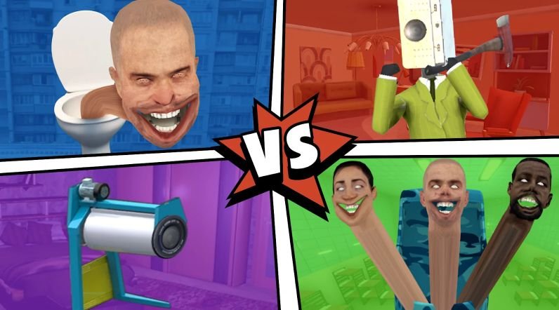 Изображение к игре Skibidi Toilet Road Fight