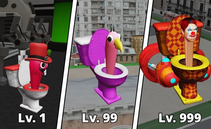 Изображение к игре Skibidi Toilet Road Fight